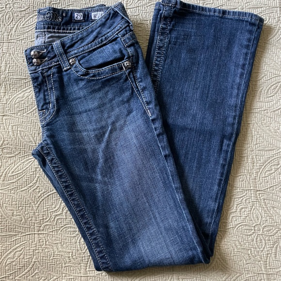 MissMe Boot Cut Denim - Picture 2 of 4